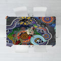 Personalised Panthers NAIDOC Week 2024 Tablecloth Australia Aboriginal Dot Painting