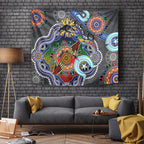 Personalised Panthers NAIDOC Week 2024 Tapestry Australia Aboriginal Dot Painting