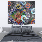 Personalised Panthers NAIDOC Week 2024 Tapestry Australia Aboriginal Dot Painting