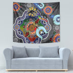 Personalised Panthers NAIDOC Week 2024 Tapestry Australia Aboriginal Dot Painting