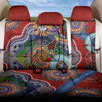 Personalised Dragons NAIDOC Week 2024 Back Car Seat Cover Australia Aboriginal Dot Painting