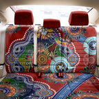 Personalised Dragons NAIDOC Week 2024 Back Car Seat Cover Australia Aboriginal Dot Painting