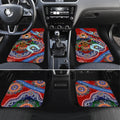 Personalised Dragons NAIDOC Week 2024 Car Mats Australia Aboriginal Dot Painting