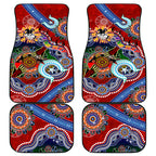 Personalised Dragons NAIDOC Week 2024 Car Mats Australia Aboriginal Dot Painting
