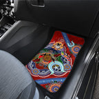 Personalised Dragons NAIDOC Week 2024 Car Mats Australia Aboriginal Dot Painting
