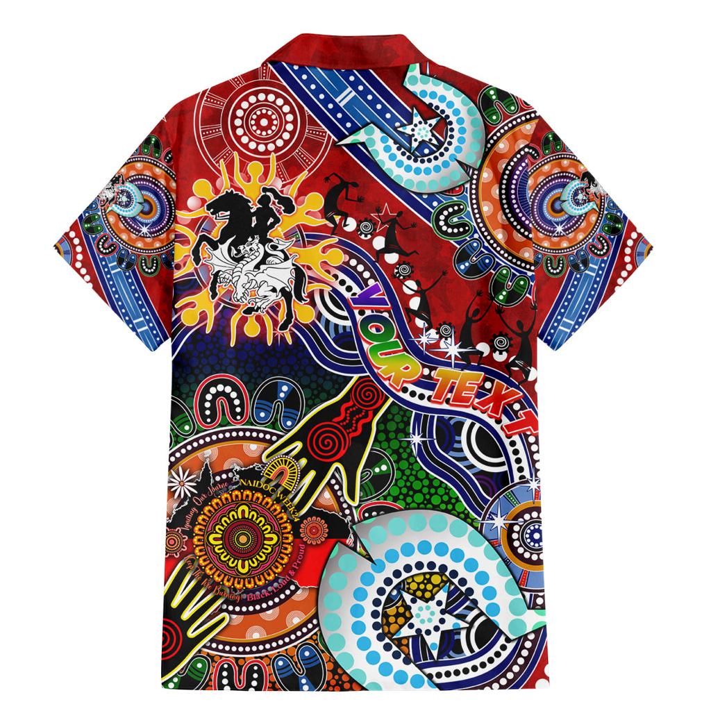 Personalised Dragons NAIDOC Week 2024 Family Matching Mermaid Dress and Hawaiian Shirt Australia Aboriginal Dot Painting