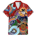 Personalised Dragons NAIDOC Week 2024 Family Matching Summer Maxi Dress and Hawaiian Shirt Australia Aboriginal Dot Painting