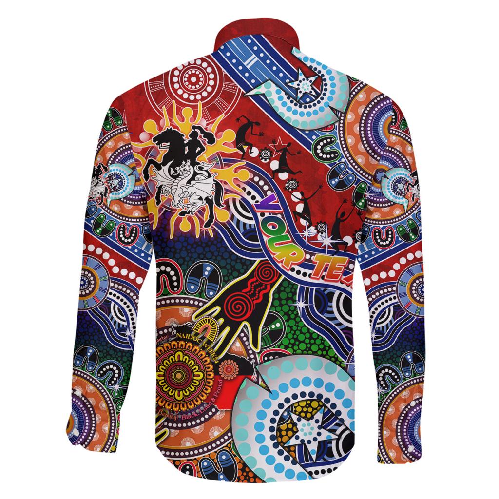 Personalised Dragons NAIDOC Week 2024 Family Matching Summer Maxi Dress and Hawaiian Shirt Australia Aboriginal Dot Painting