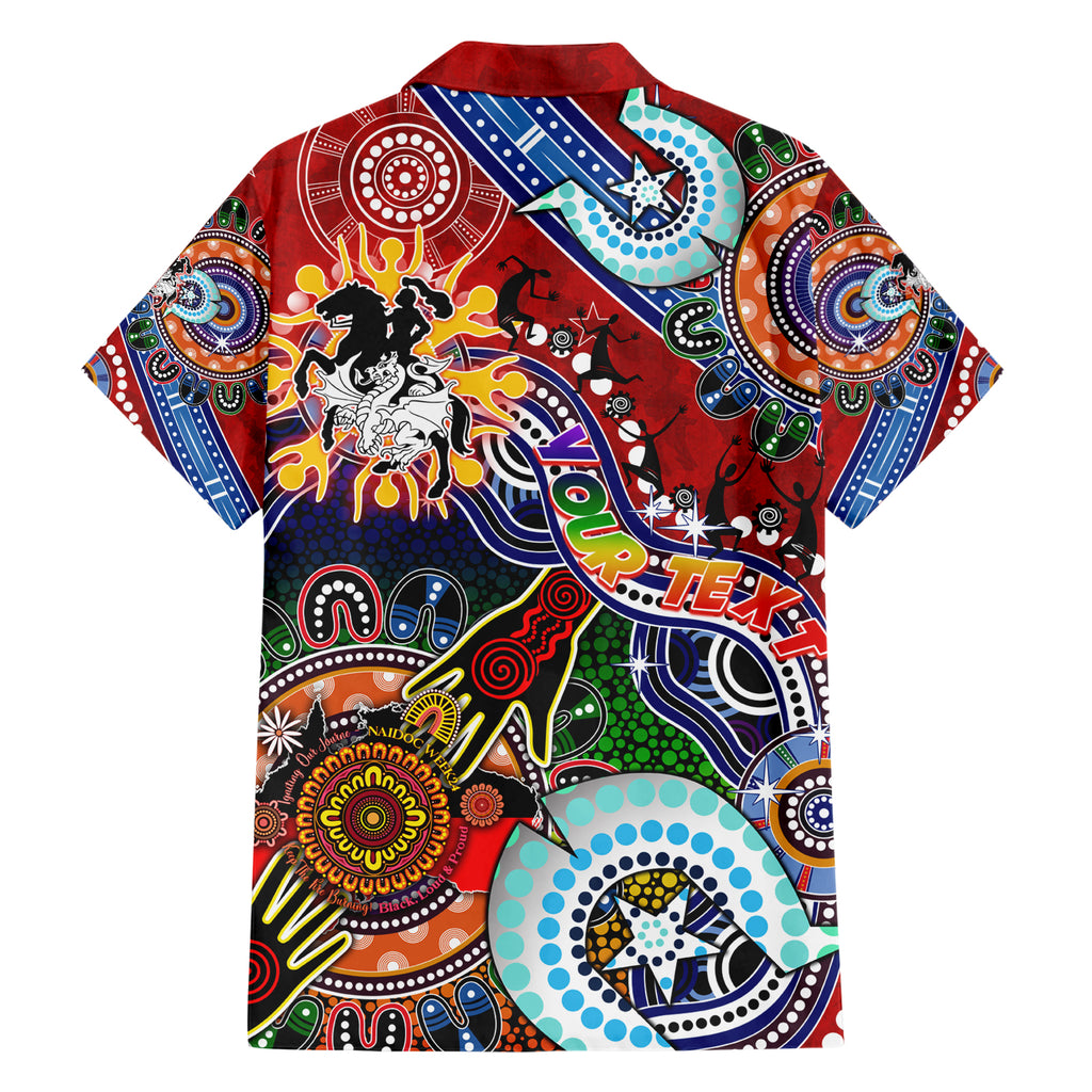 Personalised Dragons NAIDOC Week 2024 Hawaiian Shirt Australia Aboriginal Dot Painting