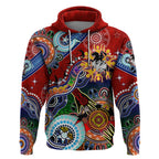 Personalised Dragons NAIDOC Week 2024 Hoodie Australia Aboriginal Dot Painting