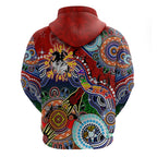 Personalised Dragons NAIDOC Week 2024 Hoodie Australia Aboriginal Dot Painting