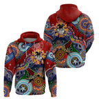 Personalised Dragons NAIDOC Week 2024 Hoodie Australia Aboriginal Dot Painting