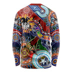 Personalised Dragons NAIDOC Week 2024 Long Sleeve Shirt Australia Aboriginal Dot Painting