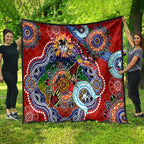 Personalised Dragons NAIDOC Week 2024 Quilt Australia Aboriginal Dot Painting