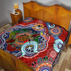 Personalised Dragons NAIDOC Week 2024 Quilt Australia Aboriginal Dot Painting