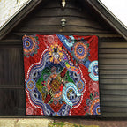 Personalised Dragons NAIDOC Week 2024 Quilt Australia Aboriginal Dot Painting