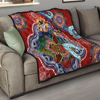 Personalised Dragons NAIDOC Week 2024 Quilt Australia Aboriginal Dot Painting