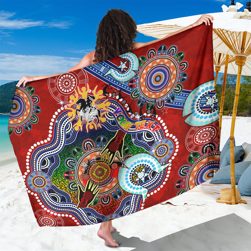 Personalised Dragons NAIDOC Week 2024 Sarong Australia Aboriginal Dot Painting