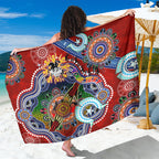 Personalised Dragons NAIDOC Week 2024 Sarong Australia Aboriginal Dot Painting