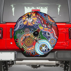 Personalised Dragons NAIDOC Week 2024 Spare Tire Cover Australia Aboriginal Dot Painting