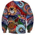 Personalised Dragons NAIDOC Week 2024 Sweatshirt Australia Aboriginal Dot Painting