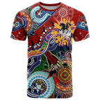 Personalised Dragons NAIDOC Week 2024 T Shirt Australia Aboriginal Dot Painting