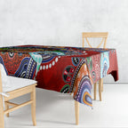 Personalised Dragons NAIDOC Week 2024 Tablecloth Australia Aboriginal Dot Painting