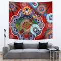 Personalised Dragons NAIDOC Week 2024 Tapestry Australia Aboriginal Dot Painting
