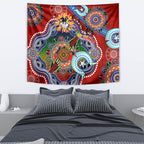 Personalised Dragons NAIDOC Week 2024 Tapestry Australia Aboriginal Dot Painting