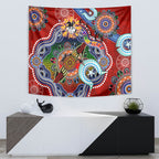 Personalised Dragons NAIDOC Week 2024 Tapestry Australia Aboriginal Dot Painting