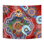 Personalised Dragons NAIDOC Week 2024 Tapestry Australia Aboriginal Dot Painting