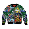 Personalised Rabbitohs NAIDOC Week 2024 Bomber Jacket Australia Aboriginal Dot Painting