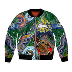Personalised Rabbitohs NAIDOC Week 2024 Bomber Jacket Australia Aboriginal Dot Painting