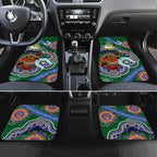 Personalised Rabbitohs NAIDOC Week 2024 Car Mats Australia Aboriginal Dot Painting