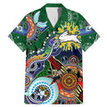 Personalised Rabbitohs NAIDOC Week 2024 Family Matching Mermaid Dress and Hawaiian Shirt Australia Aboriginal Dot Painting
