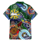Personalised Rabbitohs NAIDOC Week 2024 Hawaiian Shirt Australia Aboriginal Dot Painting