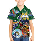 Personalised Rabbitohs NAIDOC Week 2024 Hawaiian Shirt Australia Aboriginal Dot Painting