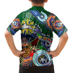 Personalised Rabbitohs NAIDOC Week 2024 Hawaiian Shirt Australia Aboriginal Dot Painting