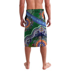 Personalised Rabbitohs NAIDOC Week 2024 Lavalava Australia Aboriginal Dot Painting