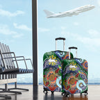 Personalised Rabbitohs NAIDOC Week 2024 Luggage Cover Australia Aboriginal Dot Painting