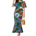 Personalised Rabbitohs NAIDOC Week 2024 Mermaid Dress Australia Aboriginal Dot Painting