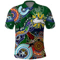 Personalised Rabbitohs NAIDOC Week 2024 Polo Shirt Australia Aboriginal Dot Painting