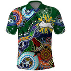 Personalised Rabbitohs NAIDOC Week 2024 Polo Shirt Australia Aboriginal Dot Painting