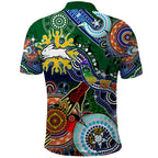 Personalised Rabbitohs NAIDOC Week 2024 Polo Shirt Australia Aboriginal Dot Painting