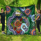 Personalised Rabbitohs NAIDOC Week 2024 Quilt Australia Aboriginal Dot Painting