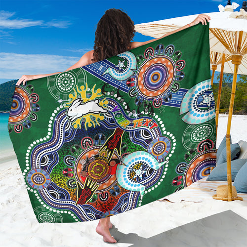 Personalised Rabbitohs NAIDOC Week 2024 Sarong Australia Aboriginal Dot Painting
