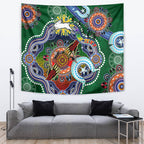 Personalised Rabbitohs NAIDOC Week 2024 Tapestry Australia Aboriginal Dot Painting