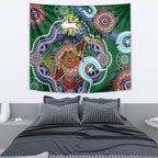 Personalised Rabbitohs NAIDOC Week 2024 Tapestry Australia Aboriginal Dot Painting