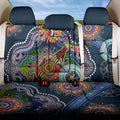 Personalised Roosters NAIDOC Week 2024 Back Car Seat Cover Australia Aboriginal Dot Painting