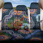 Personalised Roosters NAIDOC Week 2024 Back Car Seat Cover Australia Aboriginal Dot Painting